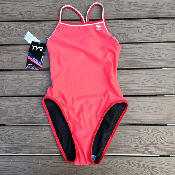 TYR Swimsuit Women's Hydra Span Reversible Diamondfit Bundle Of 3 Size 30 New - Picture 3 of 10